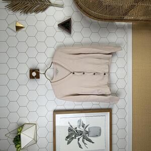 Rue Blanche Soft Pink Button-Up Cardigan Sweater - Size - 3